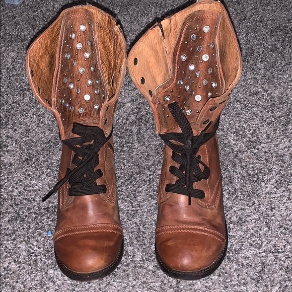 Zigi Soho Fiery Combat Boot - Picture 1 of 15